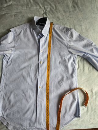 CAMISA AZUL-RAYAS HOMBRE. CALVIN KLEIN