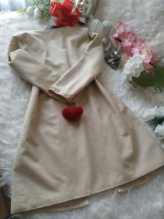 Chaqueta levita de seda 100%. Talla M