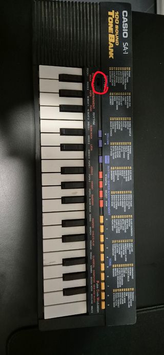Casio SA-1 Teclado organo piano