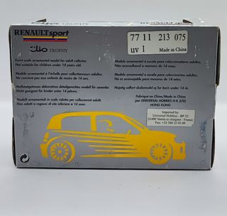 RENAULT SPORT CLIO TROPHY 1/43 UNIVERSAL HOBBIES 