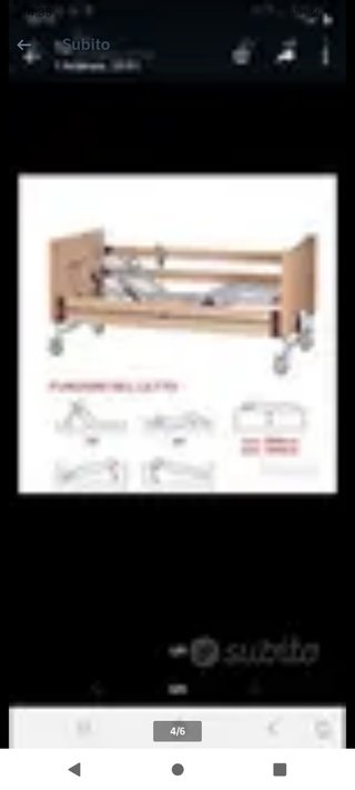 Letto ospedaliero elettrico