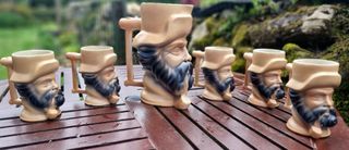 Conjunto jarras cerveza