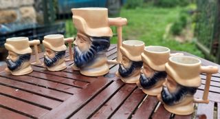 Conjunto jarras cerveza