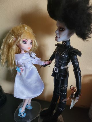 Monster high ooak Kim y Edward