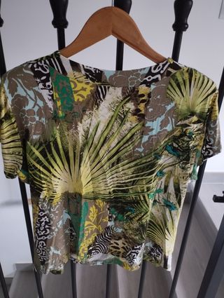 Conjunto manga corta y falda talla 50