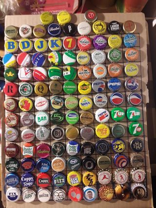 Chapas de cerveza para coleccionistas 