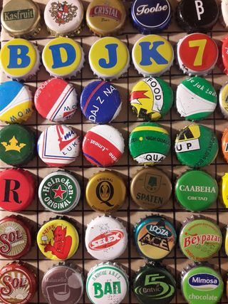 Chapas de cerveza para coleccionistas 