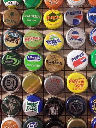 Chapas de cerveza para coleccionistas 