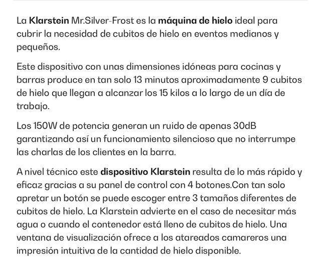 Naquina de hacer hielo