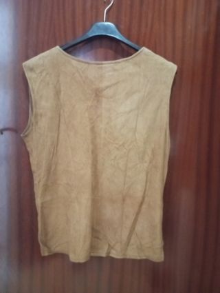 Chaleco de piel auténtica 🐑 ovina