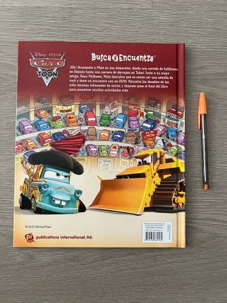 Libro juego XL Disney Pixar Toon Mate el grande