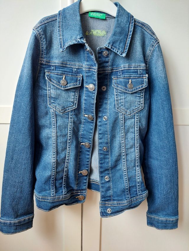 Cazadora vaquera niña