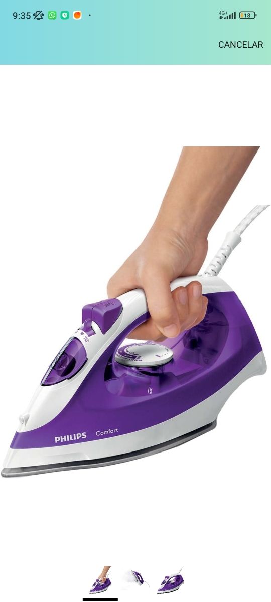 Plancha Philips pequeña