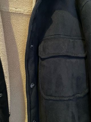 Cazadora Pull&Bear antelina y borreguillo XL