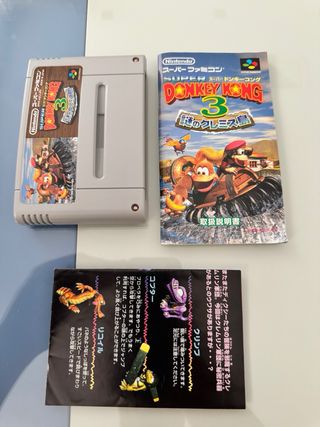 Donkey Kong 3 & Guia Nintendo Super Famicom Jap 