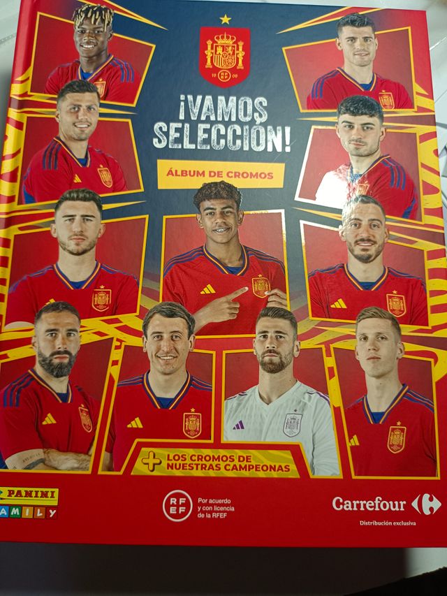 Album EUROCOPA 24 completo. Distribución Carrefour