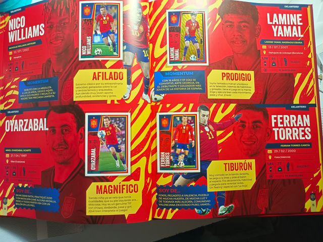 Album EUROCOPA 24 completo. Distribución Carrefour