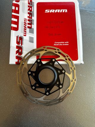 DISCO SRAM ROTOR 160MM BLACK ROUNDED
