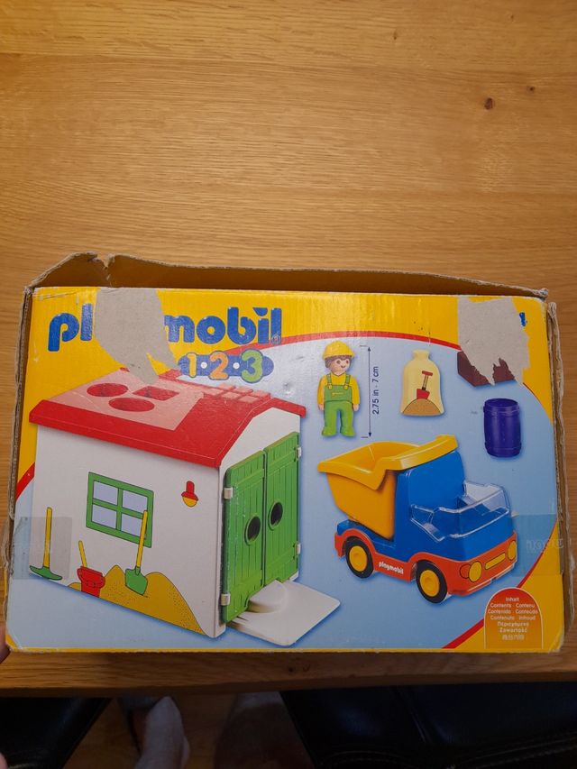 Playmobil 1 2 3 Camión con garage 