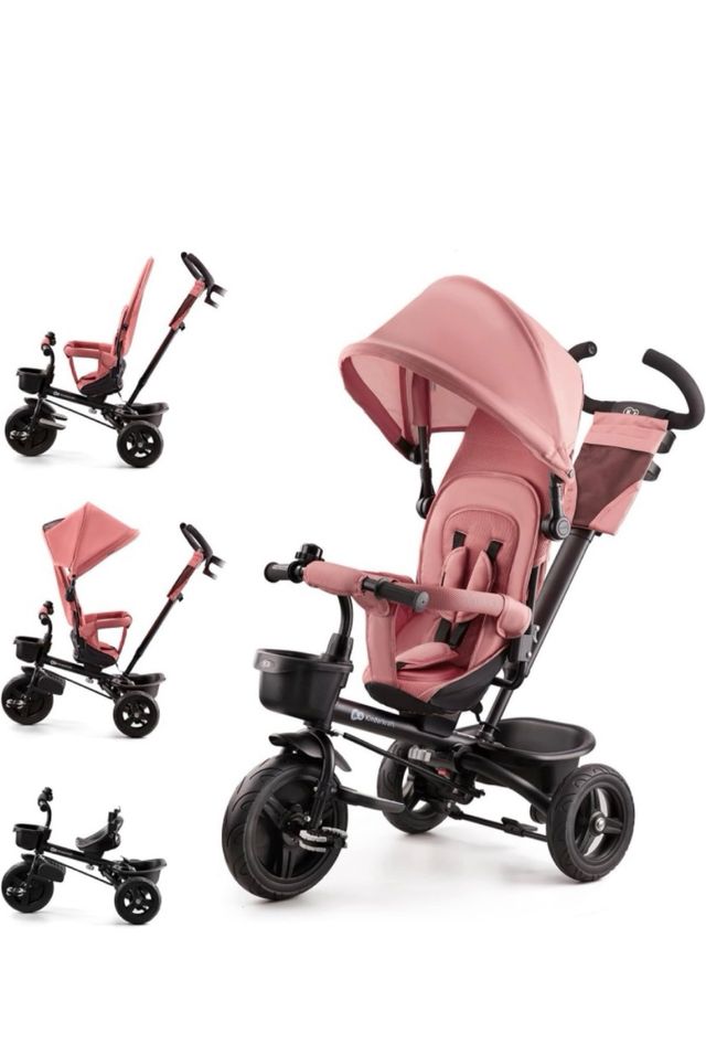 Triciclo con mango y capota