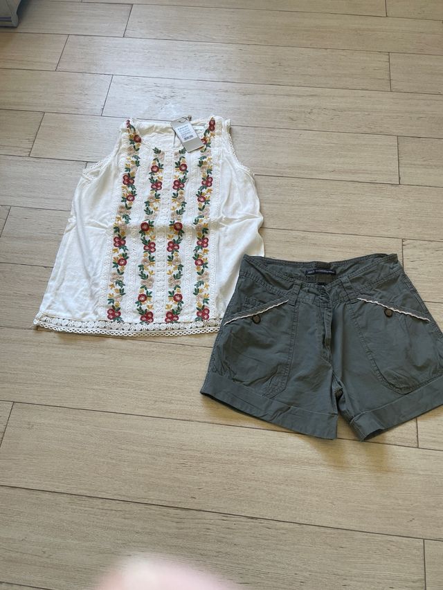 Conjunto blusa nueva y regalo short