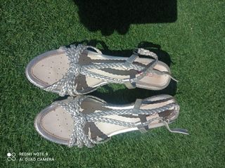 Sandalias GEOX plateadas 