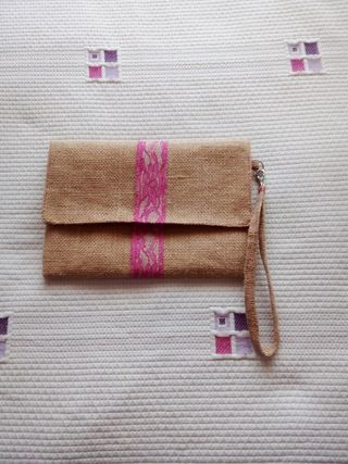 Bolso arpillera