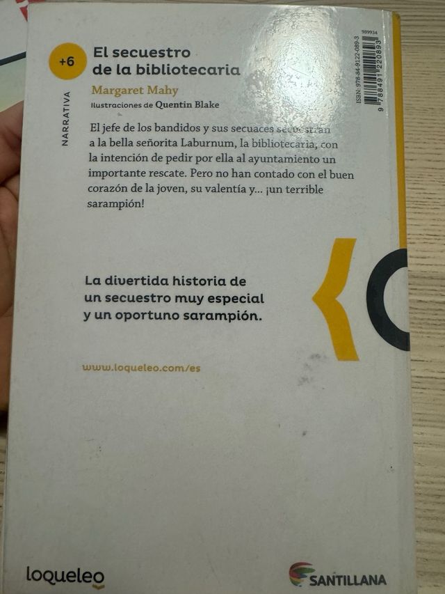 Libro per bambini Il rapimento del bibliotecario