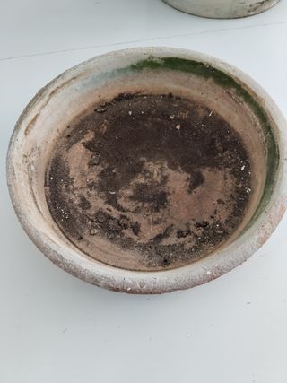 Soporte plato para maceta de barro