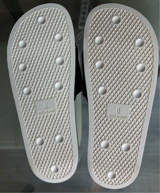 Chanclas de piel Adidas