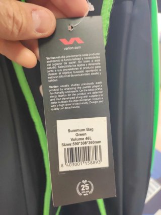 PALETERO VARLION SUMMUM 46L VERDE
