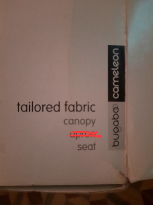 Capota y funda de asiento Bugaboo