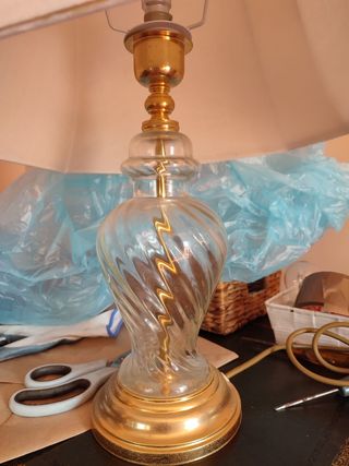 Lámpara cristal 
