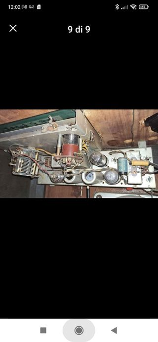 Vecchia radio giradischi