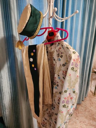 Traje disfraz paje real 