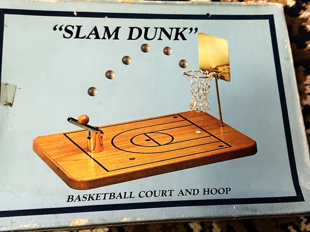 Gioco in Legno da Tavolo Basketball vintage