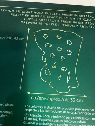 puzzle madera 248 piezas. nuevo