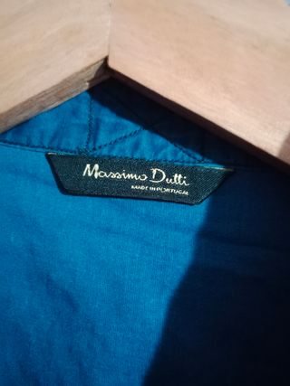 BLUSA AZUL.MASSIMO DUTTI.TALLA M.NUEVA