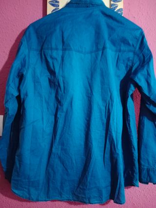 BLUSA AZUL.MASSIMO DUTTI.TALLA M.NUEVA