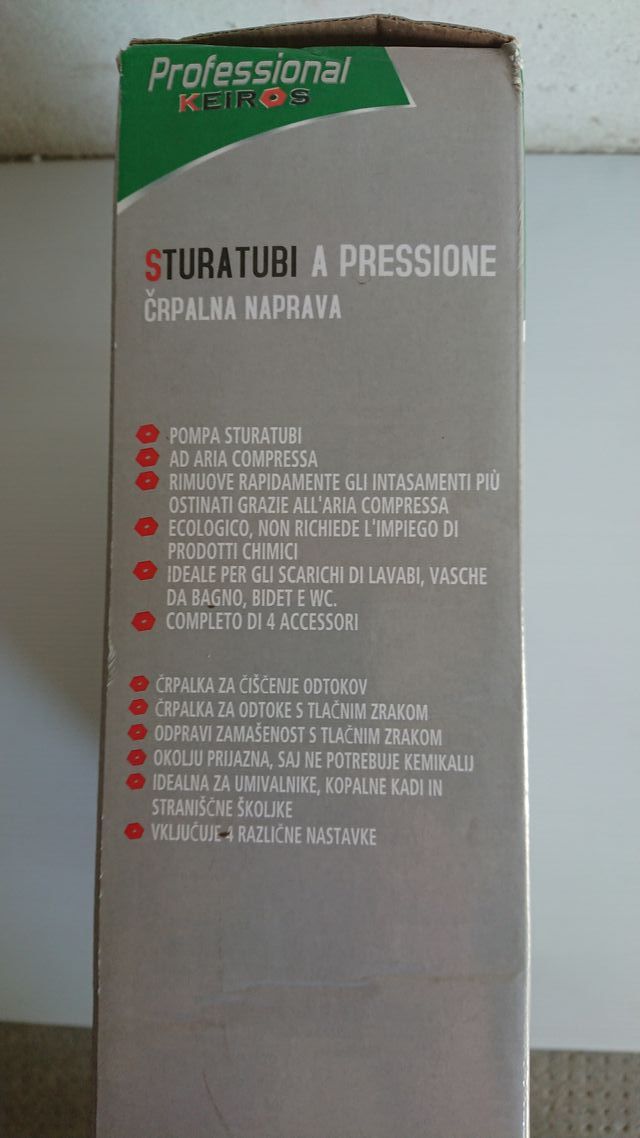 Pistola sturatubi manuale