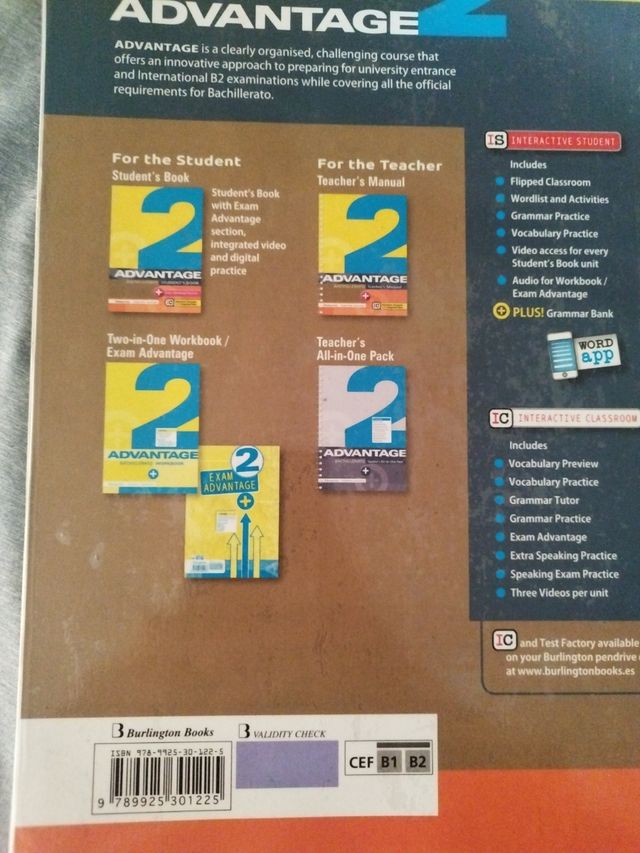 Ingles 2 Bachillerato Advantage