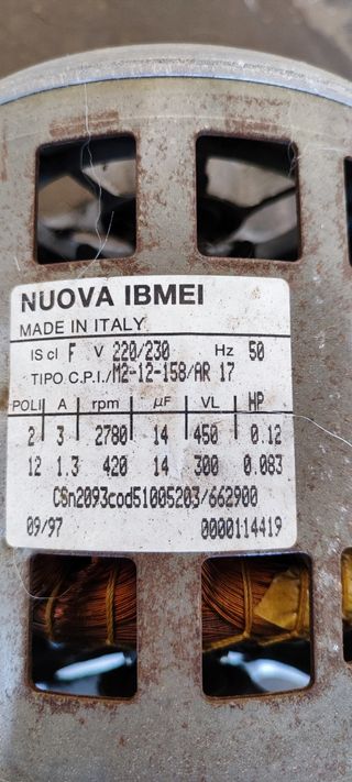 MOTOR LAVADORA NEW POOL