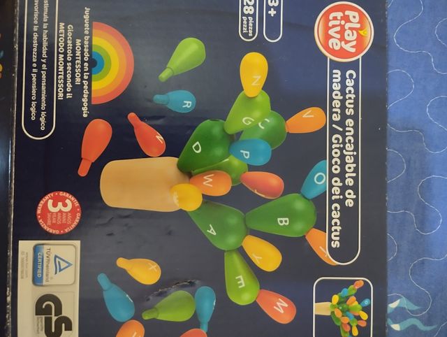 Juego Montessori equilibrio madera