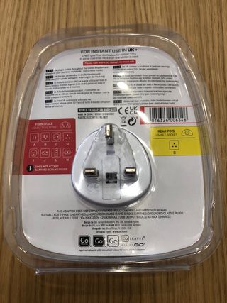 Adaptador doble UK