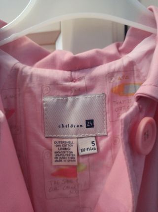 Gabardina niña Zara