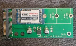 128GB SATA M.2 2242 SSD + tarjeta sata