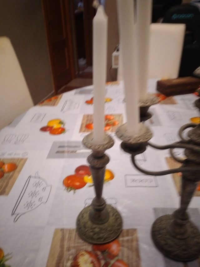 Juego de candelabros