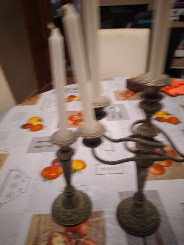 Juego de candelabros