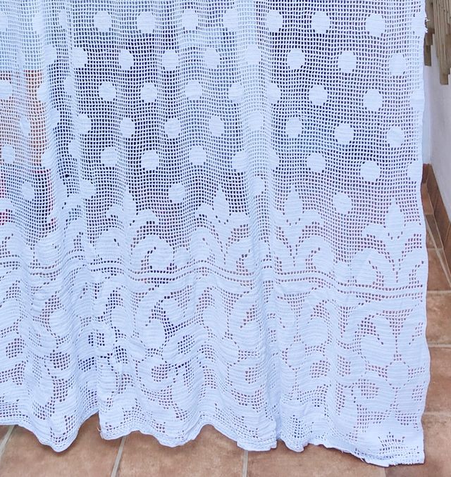 Cortina ganchillo 2.50x2.10