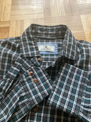 Camisa cuadros cortefiel